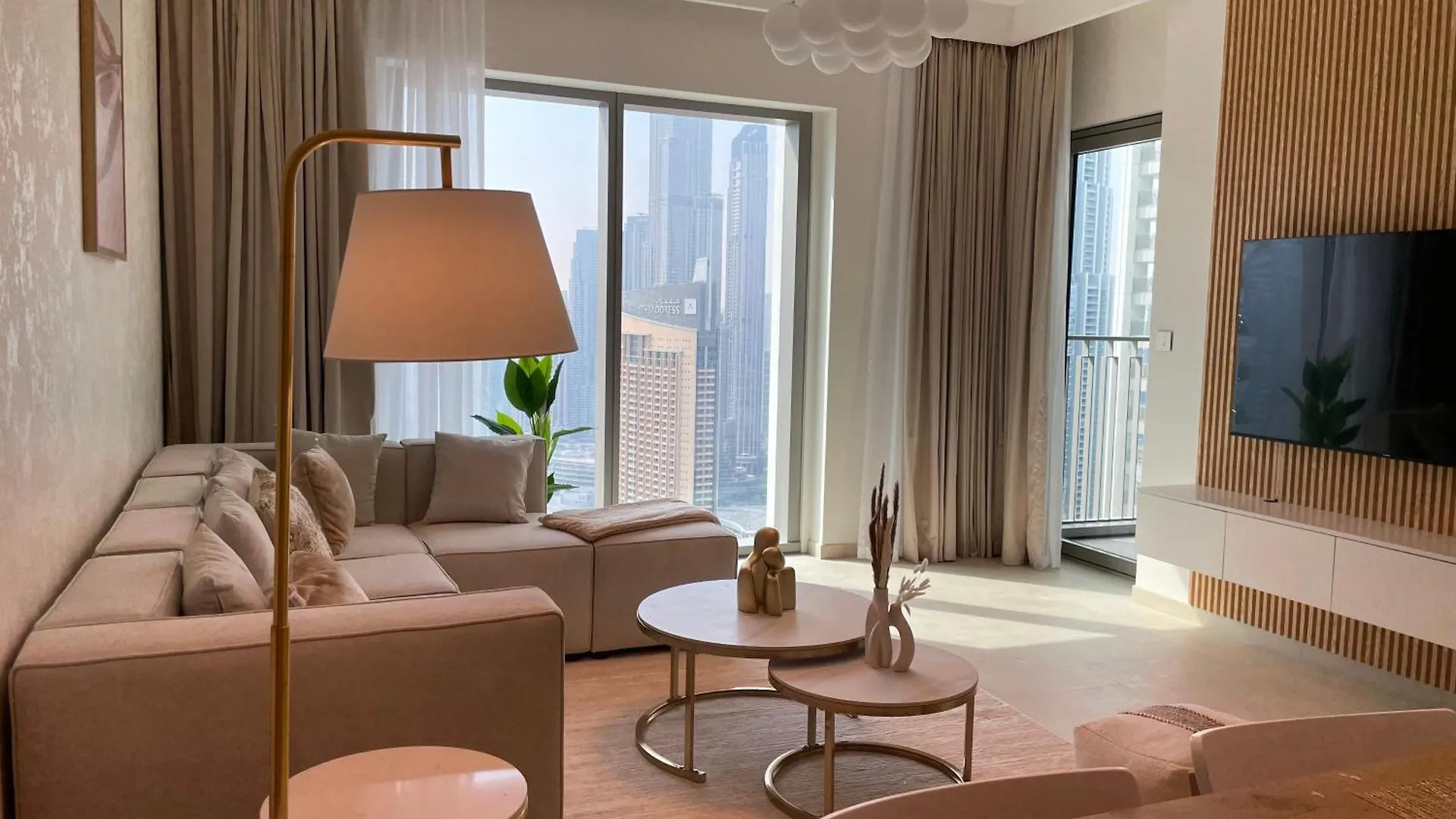 Apartman Burj Khalifa View Lux 3 Bedroom By Tanami Holiday Homes Dubaj Egyesült Arab Emírségek